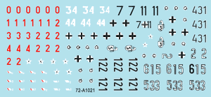 Star Decals 72-A1021 German tanks in Italy # 1. Sicilly 1943 1/72 – image 3
