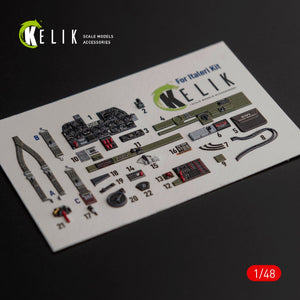 KELIK K48016 Р-47D &amp;quot;Thunderbolt&amp;quot; interior 3D decals for Italeri/Academy kit 1/48 – image 2