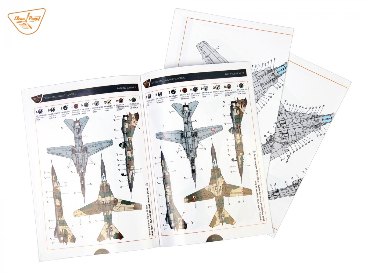 Clear Prop! CP72031 MiG-23MLAE-2 Flogger-G EXPERT KIT 1/72 – Bild 37