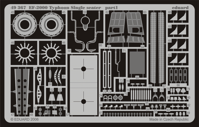 Eduard 49367 EF-2000 Typhoon Monoplace 1/48 Revell – image 2