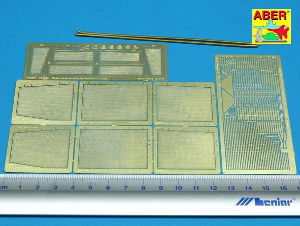 Aber 48021 German medium tank Pz.Kpfw. IV, Ausf. J (also Stug IV late, Jagdpanzer IV A) - vol. 5 - additional set - side mesh skirts 1/48 – Bild 2