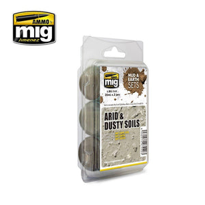 AMMO of Mig Jimenez 7440 ARID &amp;amp; DUSTY SOILS 3x35ml – obrázek 2