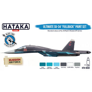Hataka HTK-BS58 Ultimate Su-34 &amp;quot;Fullback&amp;quot; paint set (6x17ml)
