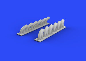 Eduard 632081 P-39Q/ N exhaust stacks KITTY HAWK 1/32 – image 3