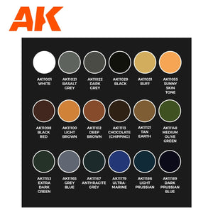 AK Interactive AK11764 SIGNATURE SET – REAF “ARCHIDUQUE” – SPECIAL 28MM AMERICAN CIVIL WAR PAINT SET 18x17 ml – image 3