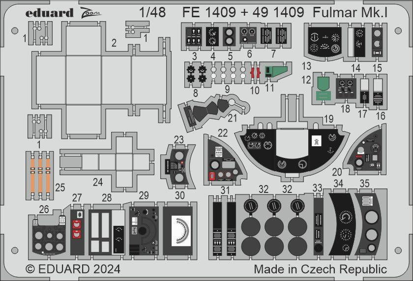 Eduard FE1409 Fulmar Mk. I TRUMPETER 1/48