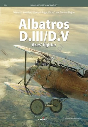 Kagero 5010 Albatros D.III/DV Aces&amp;#39; fighter EN/PL