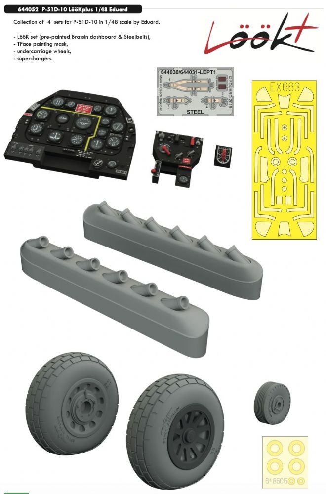 Eduard 644052 P-51D-10 LööKplus EDUARD 1/48 – immagine 2