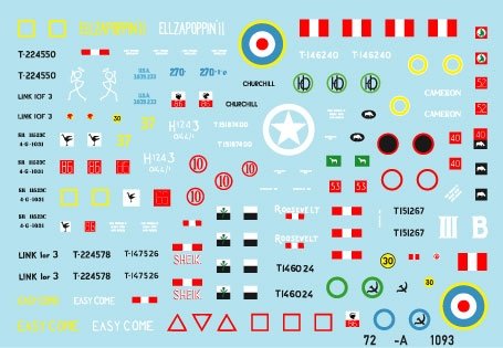 Star Decals 72-A1093 British Shermans in Italy. Sherman Mk IIA (76mm), Sherman Mk III, Sherman MK III DD. 1/72 – immagine 2
