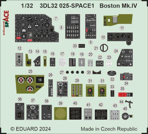 Eduard 3DL32025 Boston Mk. IV SPACE HONG KONG MODELS 1/32 – image 3