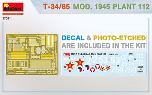 MiniArt 37091 T-34/85 Mod. 1945. Plant 112 1/35 – image 5