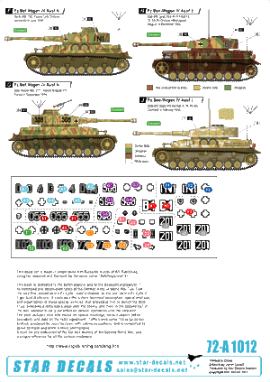Star Decals 72-A1012 Befehlspanzer #3 German Command 1/72 – image 2