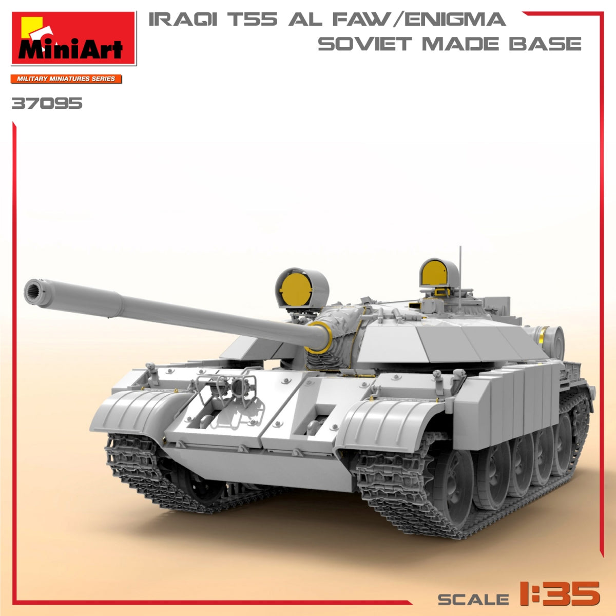 MiniArt 37095 IRAQI T-55 AL FAW/ENIGMA. SOVIET MADE BASE 1/35 – Bild 2