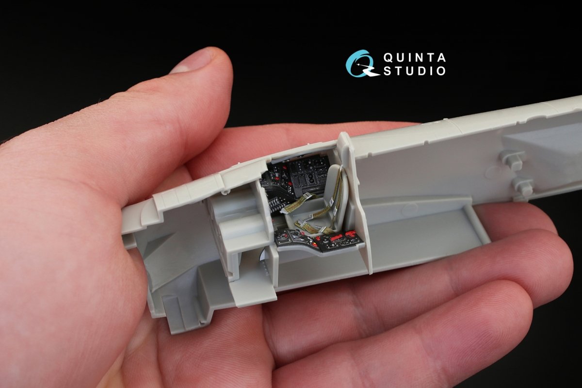 Quinta Studio QD48099 A-1H 3D-Printed &amp;amp; colored Interior on decal paper (for Tamiya kit) 1/48 – immagine 9