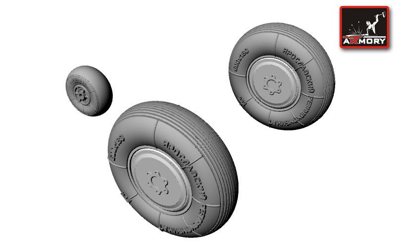 Armory Models AW48003 Yakovlev Yak-1 wheels 1/48