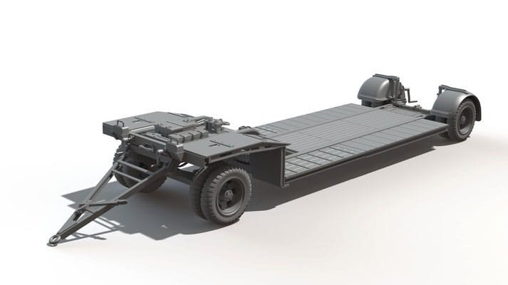 Das Werk DW35002 Sonderanhänger 115 10 Ton Tank Trailer Sd.Ah. 115 1/35 – obrázek 2