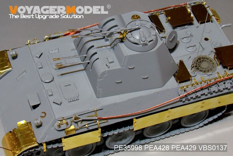 Voyager Model PE35998 WWII German FlaKPanzer V FlaKvierling 20mm MG 151/20 Basic For TAKOM 2105 1/35 – obrázek 11