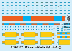 Trumpeter 01670 Chinese J-15 with flight deck 1/72 – image 5