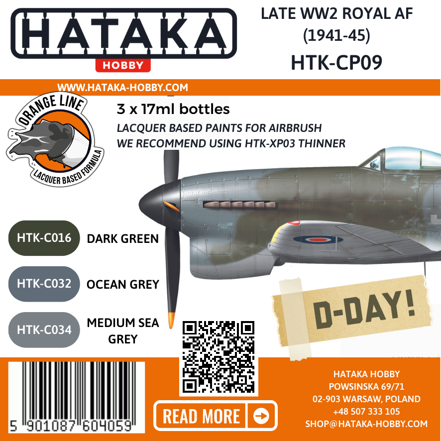 Hataka Hobby HTK-CP09 Late WW2 Royal AF (1941-45) – obrázek 2