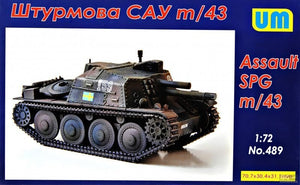 Unimodels 489 Canon automoteur d&amp;#39;assaut m/43 1/72