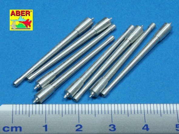 Aber 350L-38 Set of 8 pcs 380 mm long barrels for ships Richeulieu, Jean Bart 1/350 – image 2