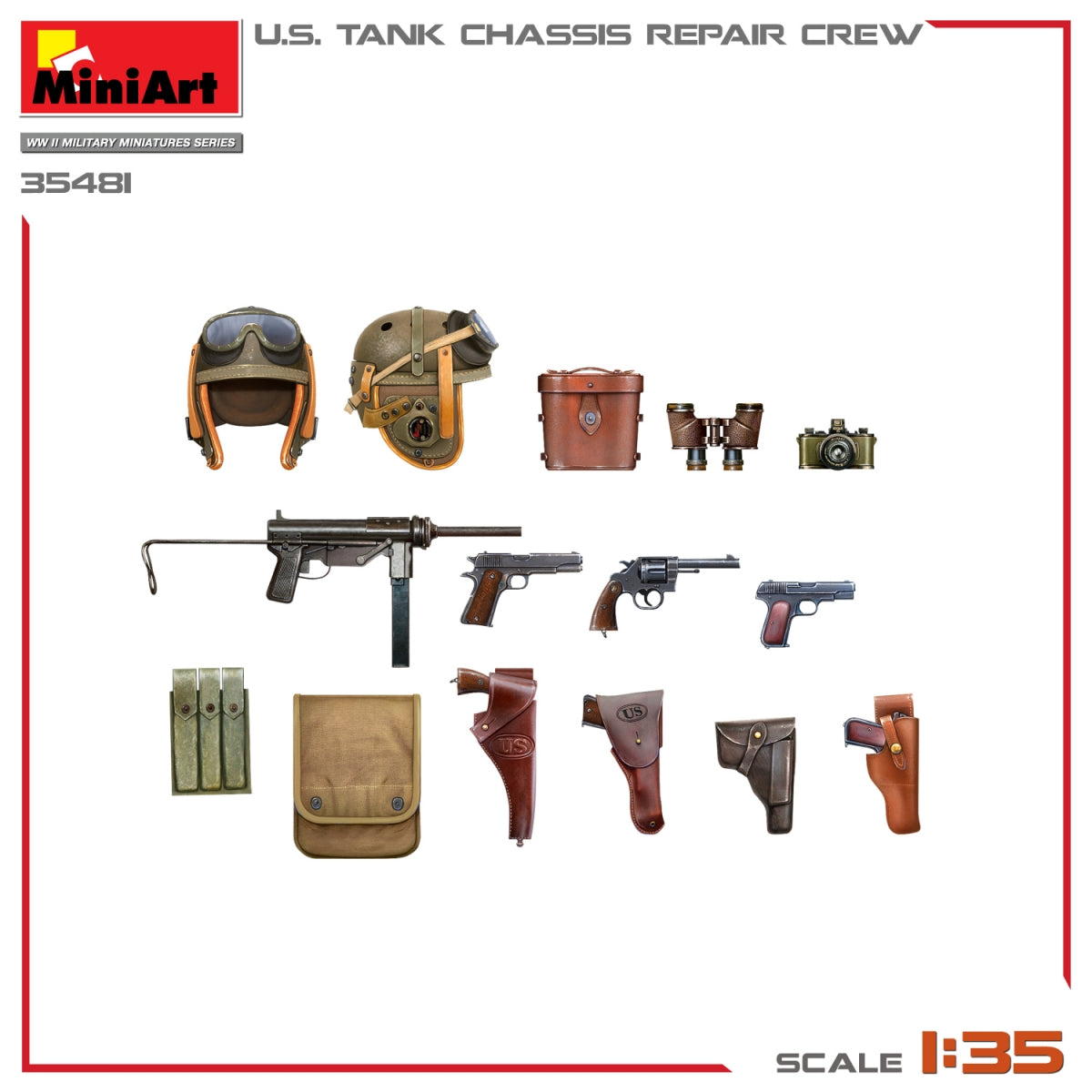 MiniArt 35481 US TANK CHASSIS REPAIR CREW 1/35 – image 2