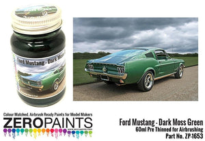 Zero Paints 1653 Ford Mustang 1960&amp;#39;s - Dark Moss Green 60ML