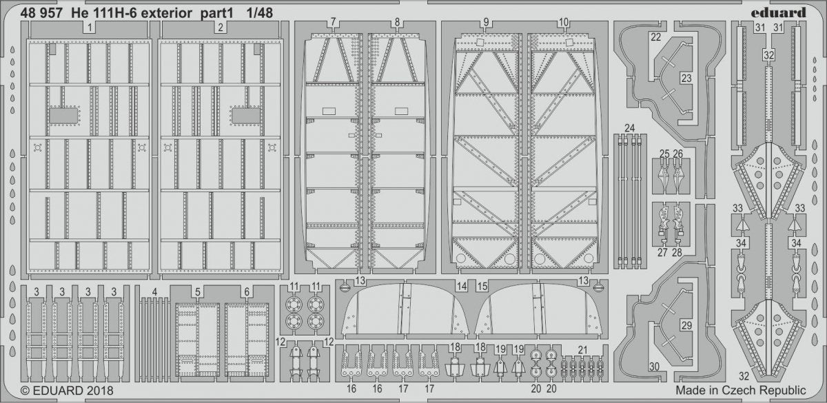 Eduard 48957 He 111H-6 exterior ICM 1/48 – image 2
