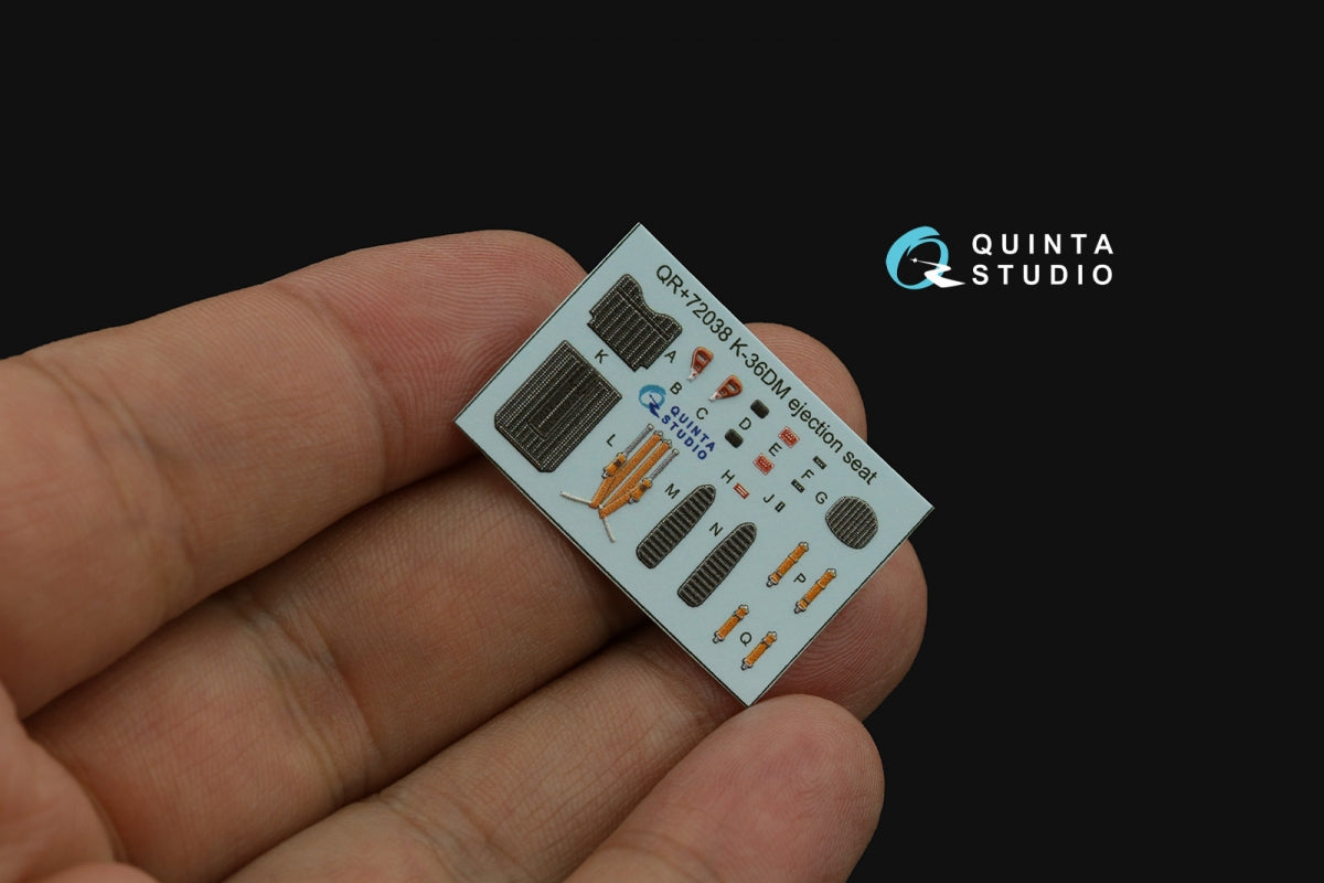 Quinta Studio QD+72168 Su-17M3 3D-Printed colored Interior on decal paper (Modelsvit) (with 3D-printed resin part) 1/72 – imagen 5