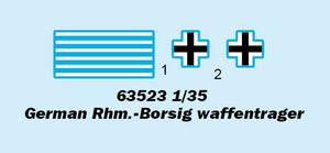 I Love Kit 63523 German Rhm.-Borsig Waffentrager 1/35 – obrázek 11