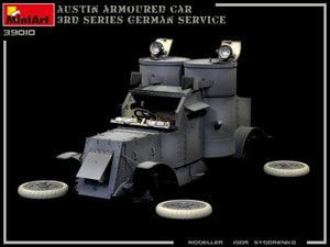 Miniart 39010 AUSTIN ARMORED CAR 3rd SERIES: GERMAN, AUSTRO-HUNGARIAN, FINNISH SERVICE. INTERIOR KIT 1/35 – immagine 5