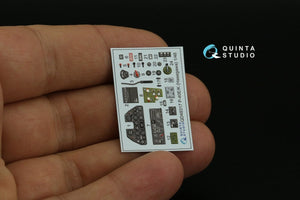 Quinta Studio QD48317 P-40E/K 3D-Printed &amp;amp; colored Interior on decal paper (Hasegawa) 1/48 – Bild 2