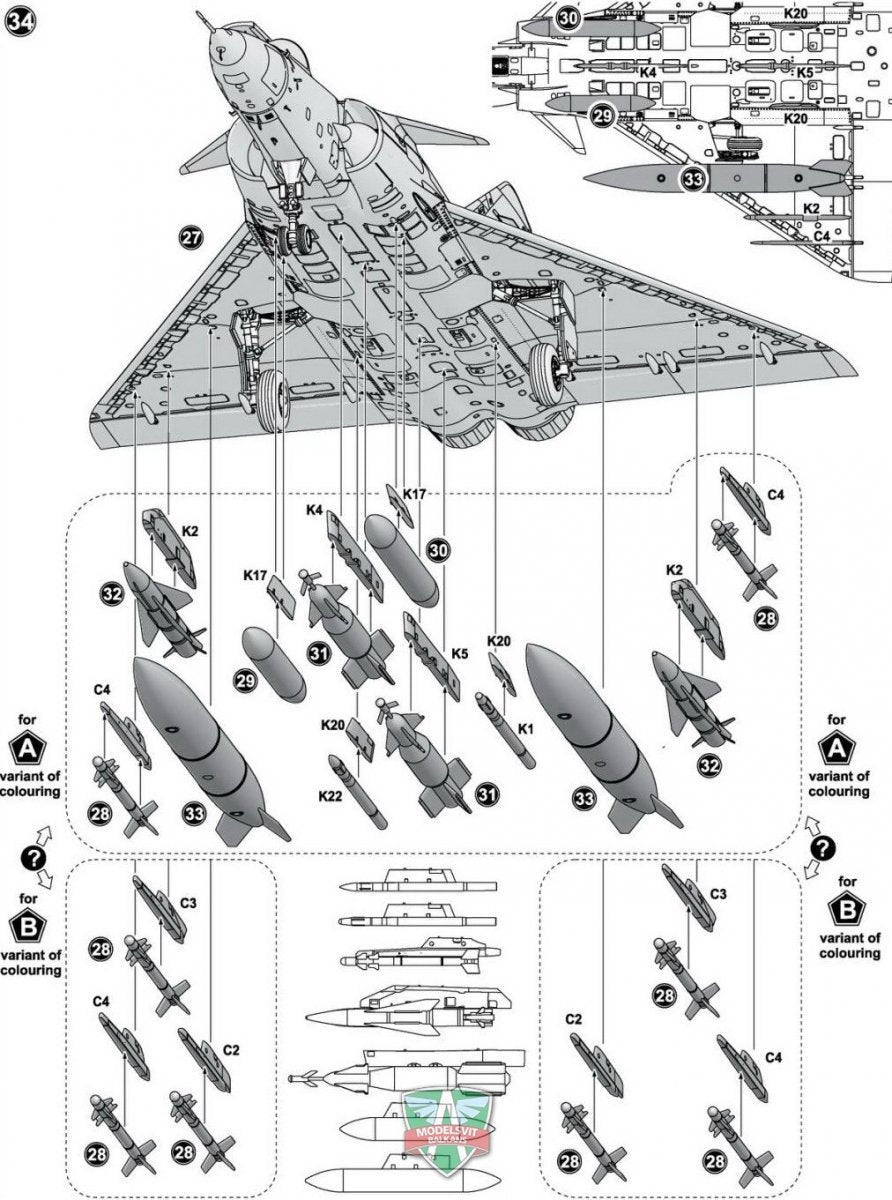 Modelsvit 72053 Mirage 4000 (upgraded version) 1/72 – image 4