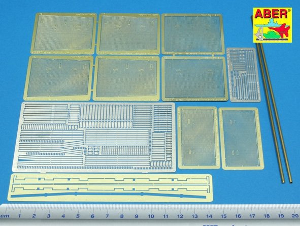 Aber 35135 Thoma mesh screens for T-34/85 tank (1/35) – image 2