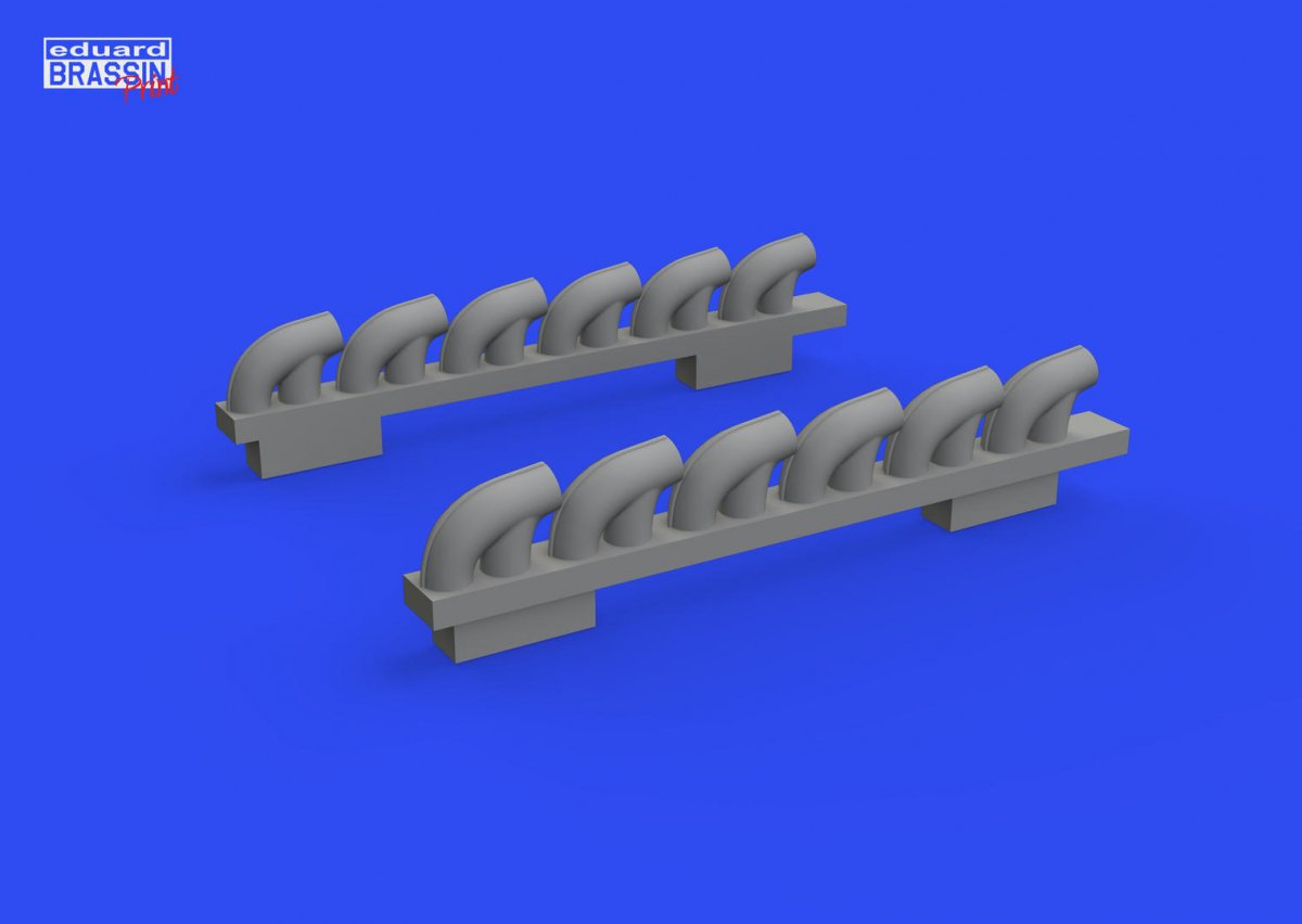 Eduard 672305 P-39Q exhaust stacks PRINT ARMA HOBBY 1/72 – image 2
