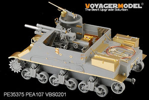 Voyager Model PE35375 WWII US M7 Priest Mid Production w/Ammunition case/telephone set for DRAGON 6637 1/35 – obrázek 7