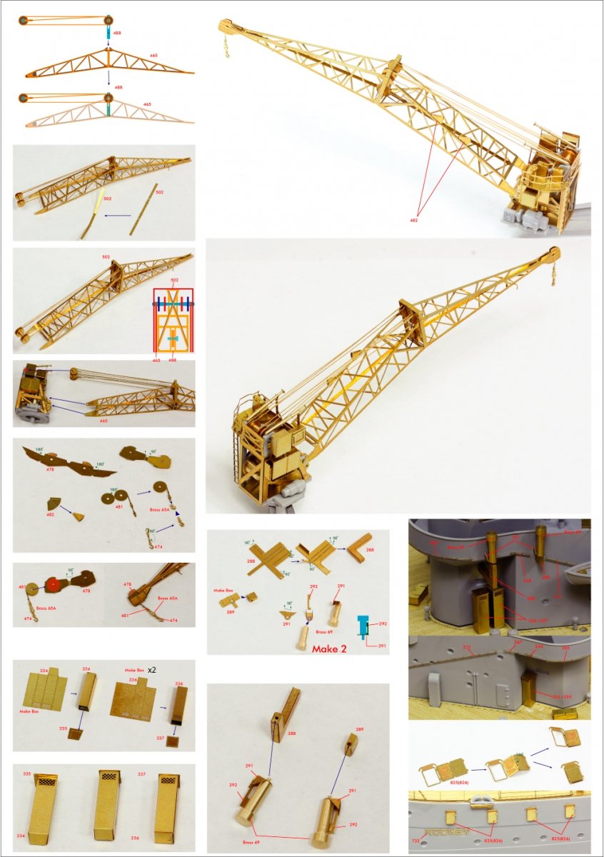 Pontos 23007F1 HMS RODNEY 1942 Detail Up Set 1/200 – image 6
