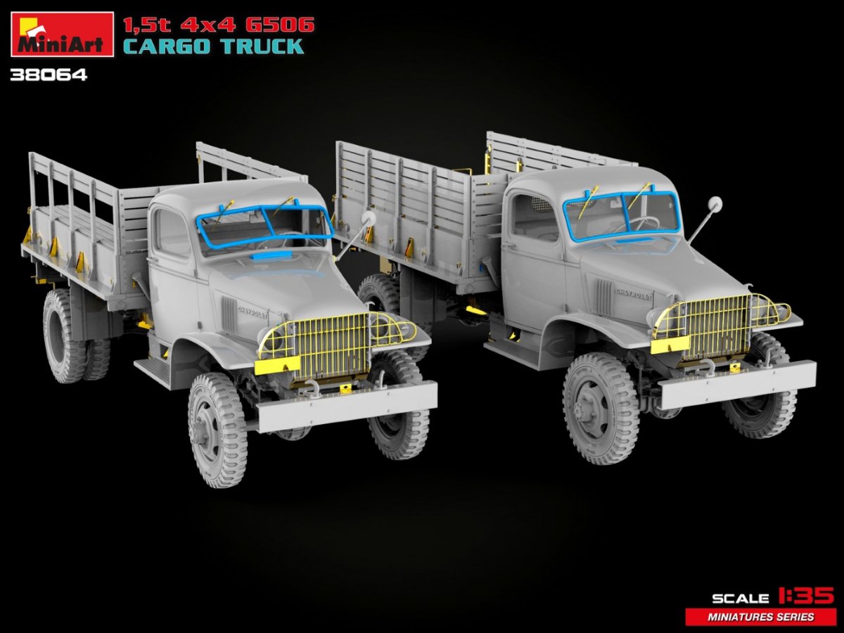MiniArt 38064 1.5t 4×4 G506 CARGO TRUCK 1/35 – image 8