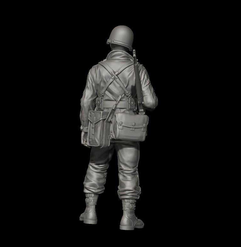 Panzer Art FI35-094 US Soldier in M43 uniform No.1 1/35 – image 4