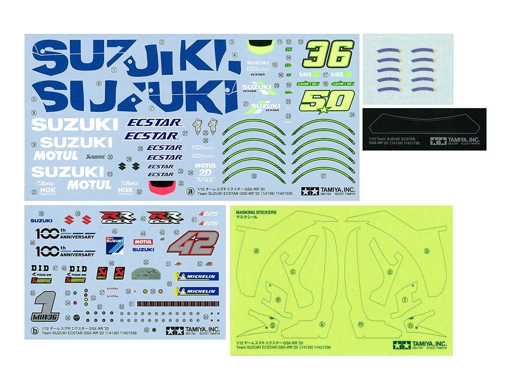 Tamiya 14139 Team Suzuki ECSTAR GSX-RR &amp;#39;20 1/12 – Bild 12
