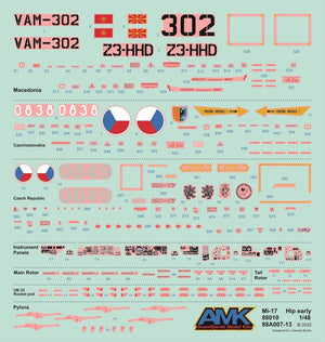 AMK 88010 Mi-17 Hip Early 1/48 – obrázek 2