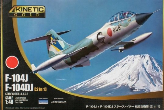 Kinetic K48092 F-104J F104DJ Starfighter JASDF (2 in 1) 1/48