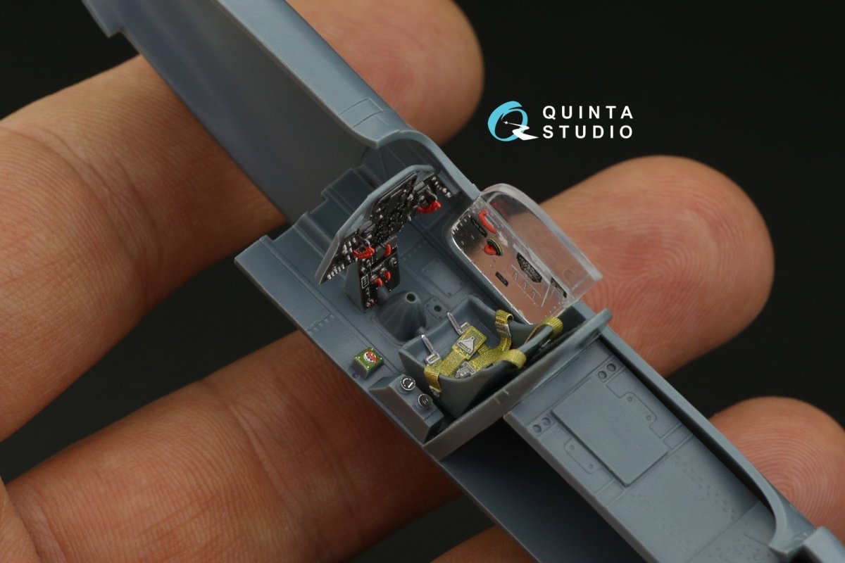 Quinta Studio QD48247 P-39 3D-Printed &amp;amp; colored Interior on decal paper (Eduard) 1/48 – image 8