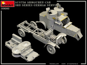 Miniart 39010 AUSTIN ARMORED CAR 3rd SERIES: GERMAN, AUSTRO-HUNGARIAN, FINNISH SERVICE. INTERIOR KIT 1/35 – immagine 7