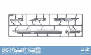 Magic Factory 6401 USS Gerald R. Ford (CVN-78) - US Navy Gerald R.Ford - class Aircraft Carrier 1/700 – obrázek 11