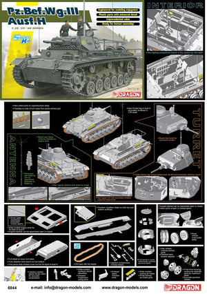 Dragon 6844 Pz.Bef.Wg.III Ausf. H 1/35 – image 2