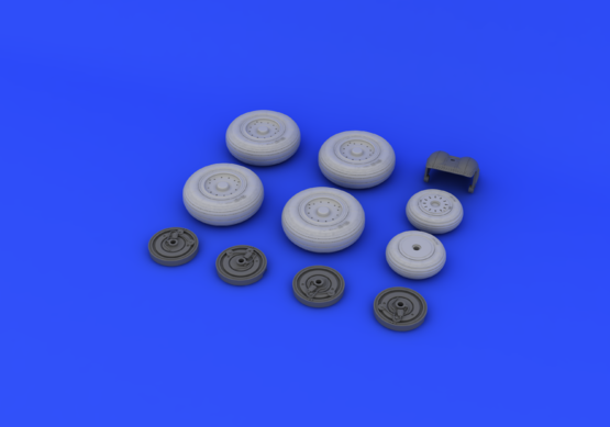 Eduard 648248 MiG-31 wheels 1/48 AMK – Bild 3