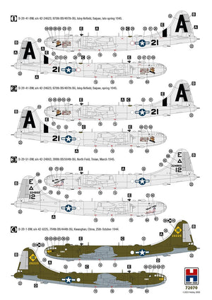 Hobby 2000 72070 B-29 Superfortress ( ACADEMY + CARTOGRAPH + MASKS ) 1/72 – Bild 5