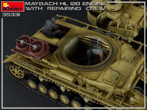 Miniart 35331 MAYBACH HL 120 ENGINE FOR PANZER III/IV FAMILY WITH REPAIR CREW 1/35 – image 16