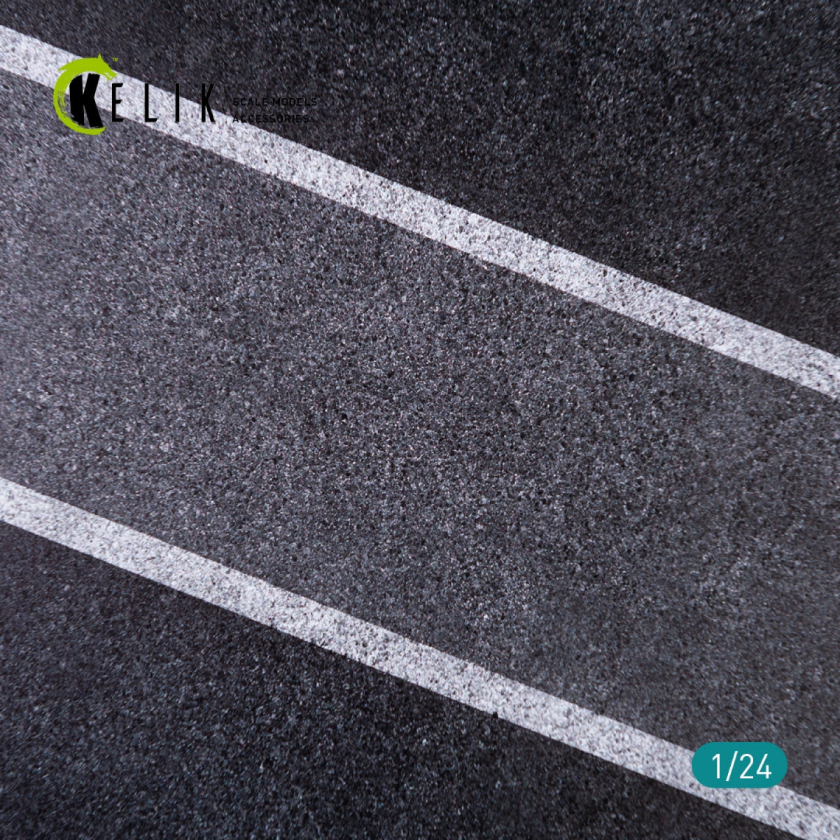 KELIK KS24005 ASPHALT ROAD 24 HOURS OF LE MANS TYPE 3 BASE - ACRYLIC 3 MM (180 X 357 MM) 1/24 – obrázek 4